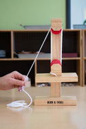 Simple Machine: Wood Block & Tackle Model