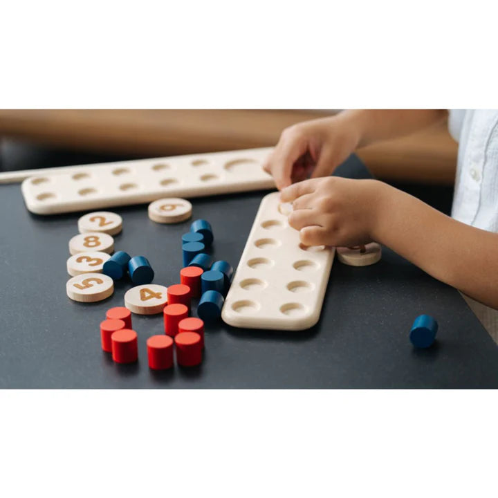 Wooden Ten Frame - Units and Numbers