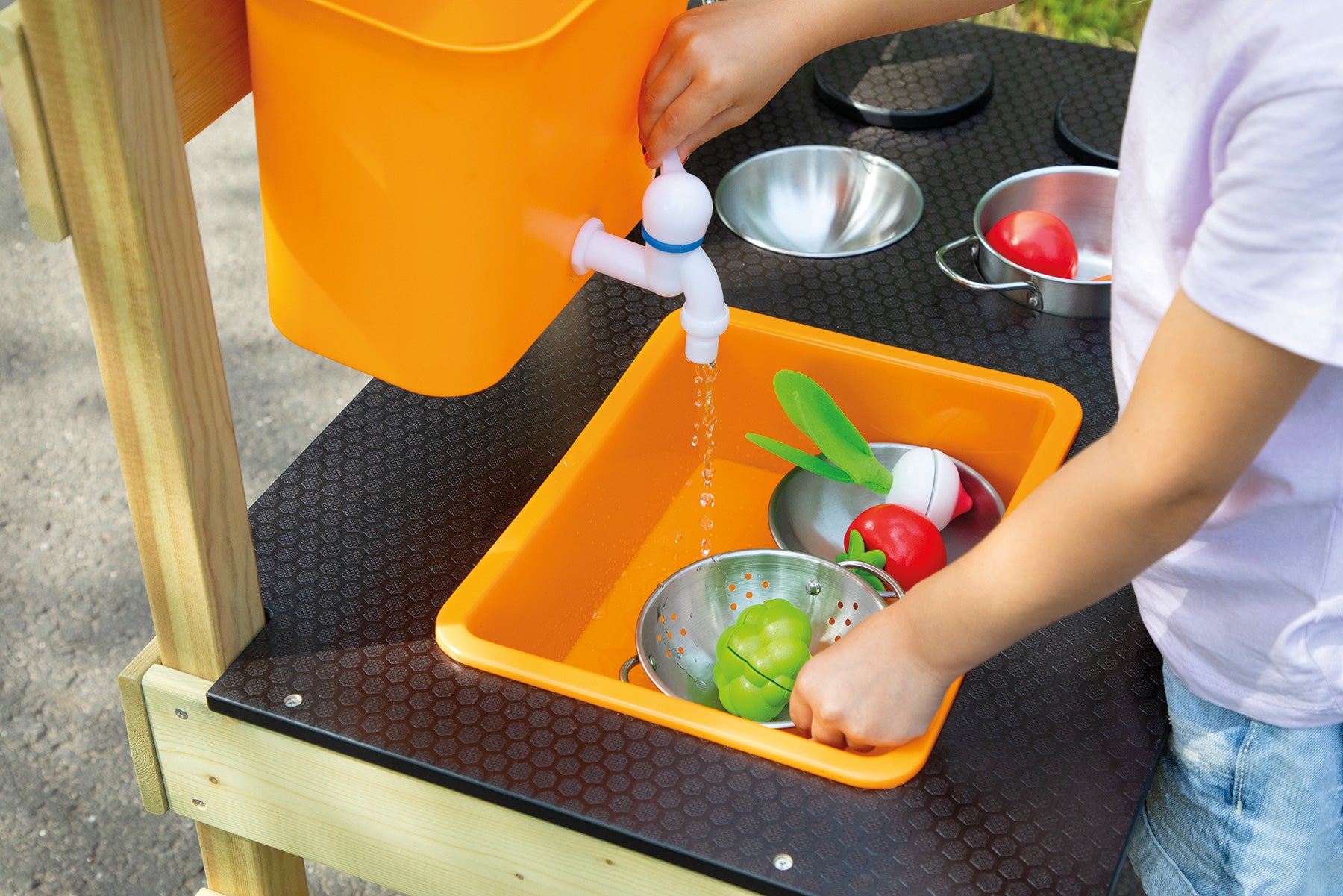 Furniture: Mini Mobile Outdoor Play Kitchen