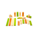 24-Piece Set Magnetic Wooden Blocks