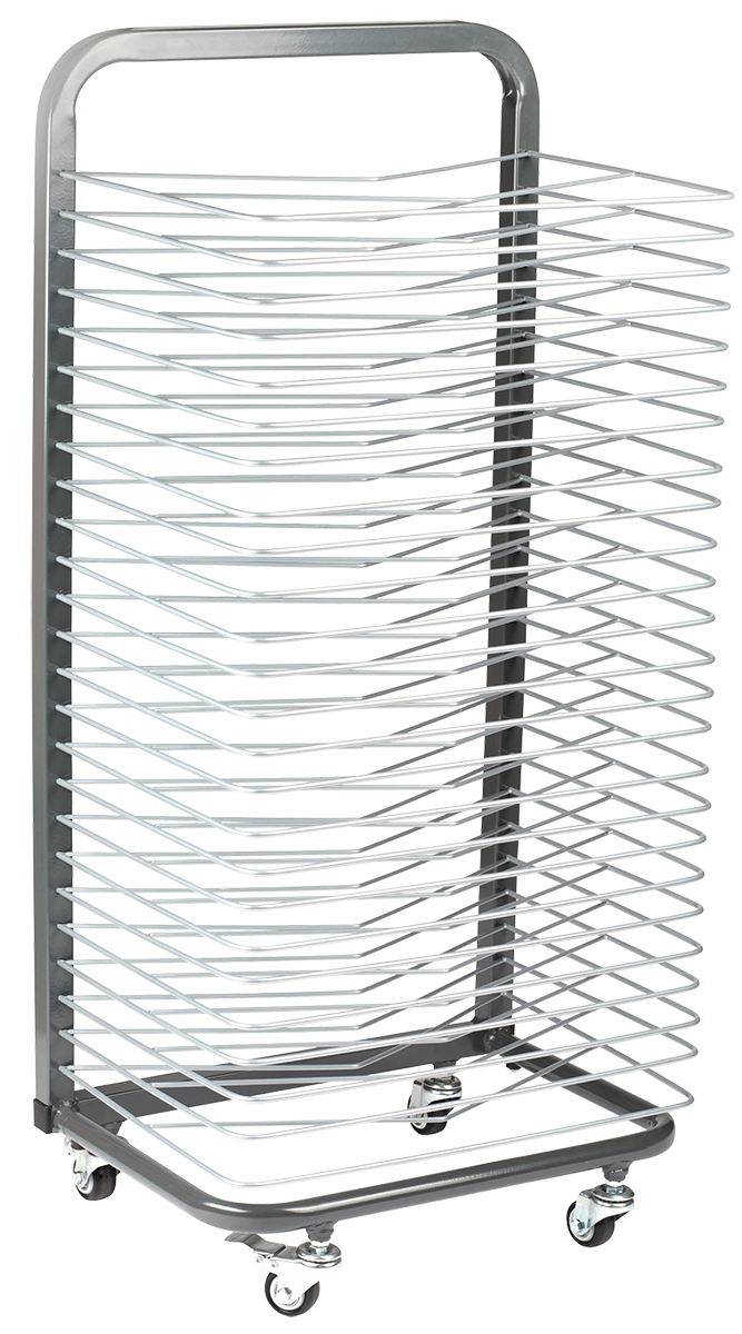 Furniture: Mobile Art Drying Rack