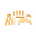 24-Piece Set Magnetic Wooden Blocks