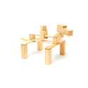 24-Piece Set Magnetic Wooden Blocks