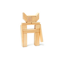 24-Piece Set Magnetic Wooden Blocks