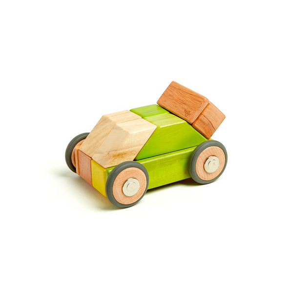 42-Piece Set Magnetic Wooden Blocks