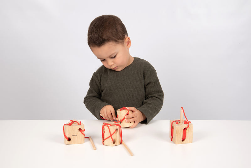 Wooden Lacing Shapes