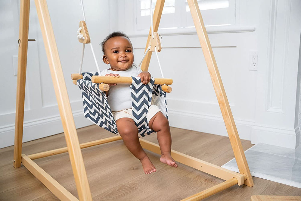 Furniture: Spruce | Foldable Baby Swing - Blue Wave