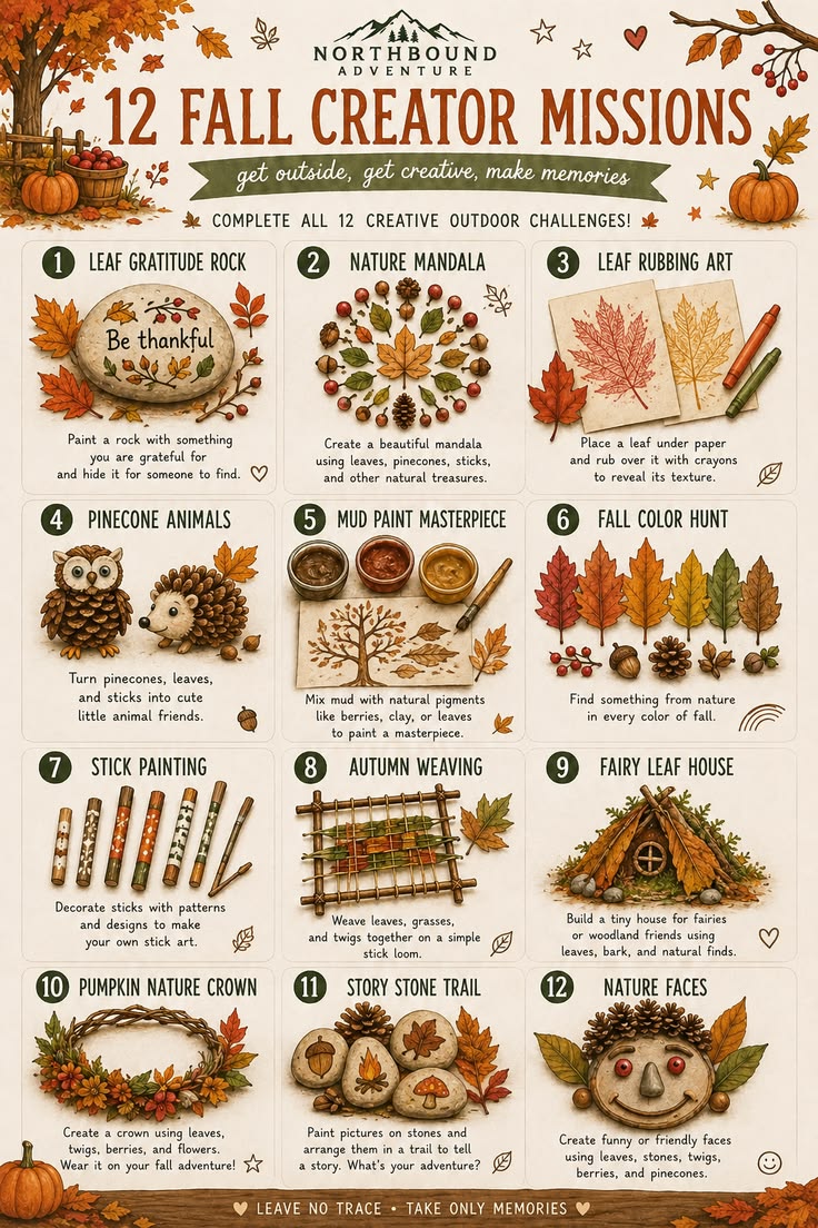 Fall Nature Exploration Free Printable Collection