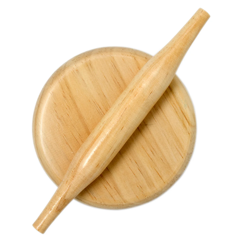 Bread/ Clay Board with Rolling Pin