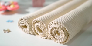 Cotton Rug Natural: Montessori Work Mat