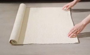 Cotton Rug Natural: Montessori Work Mat