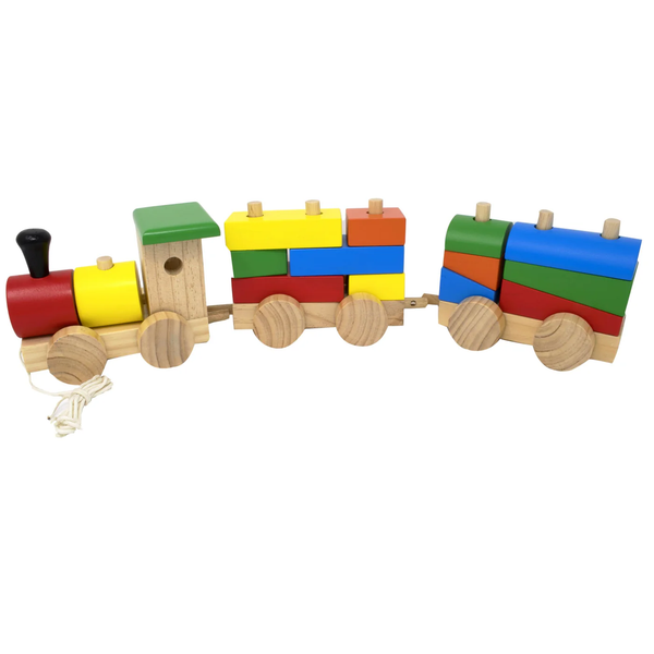 Stack And Sort Train Stack and Sort Pull Along Trains | Montessori-n-Such
