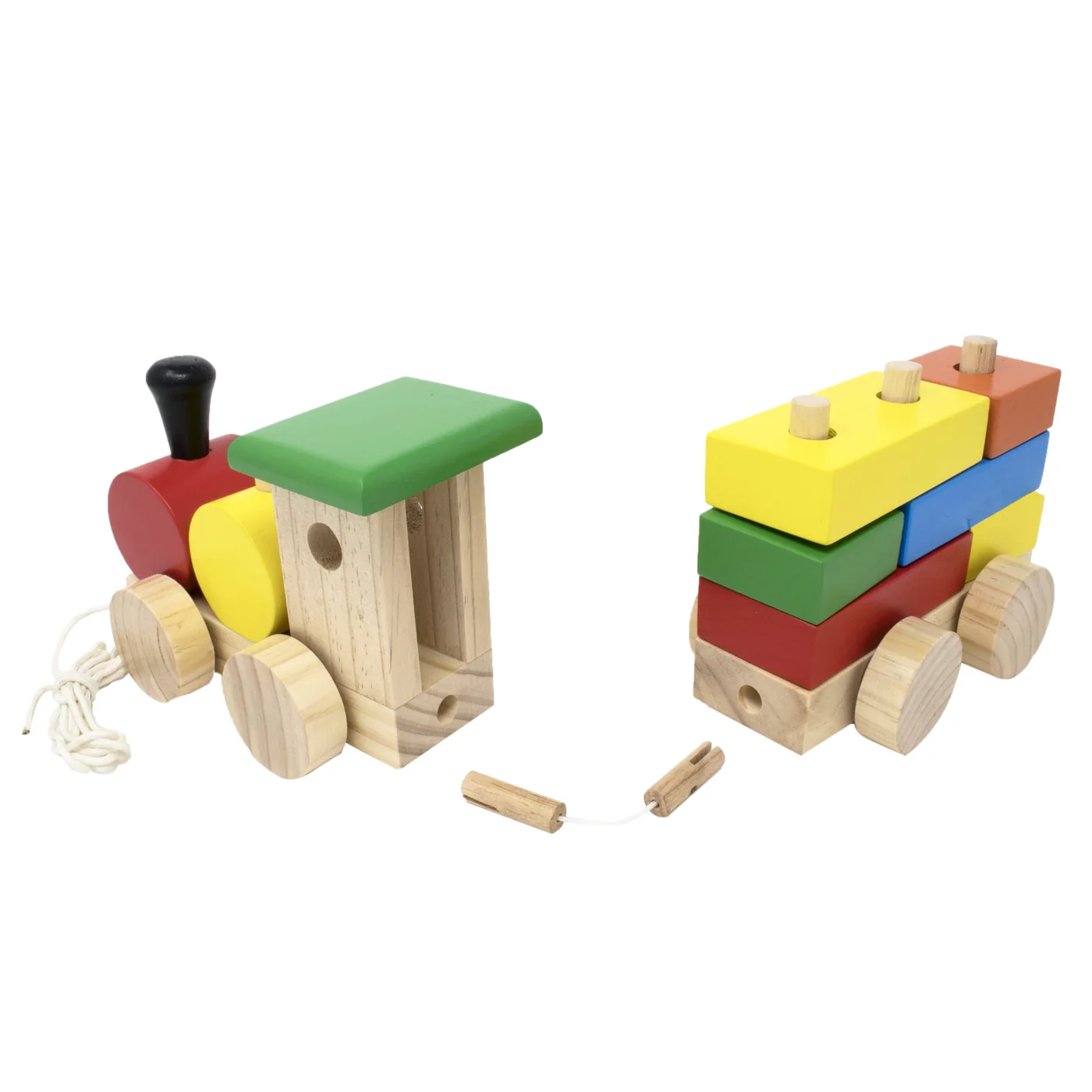 Stack and Sort Pull Along Trains