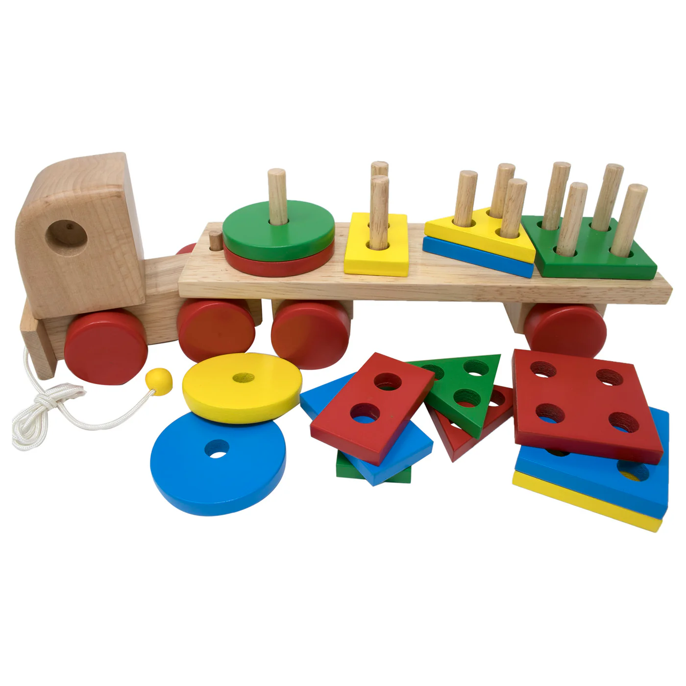 Geometric Shapes Stacking Trucks
