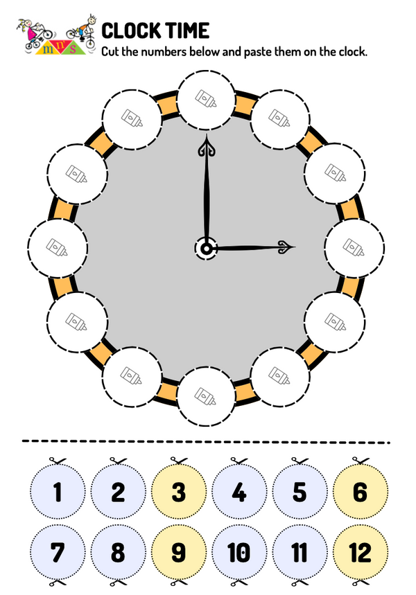 Create Your Own Clock Printable
