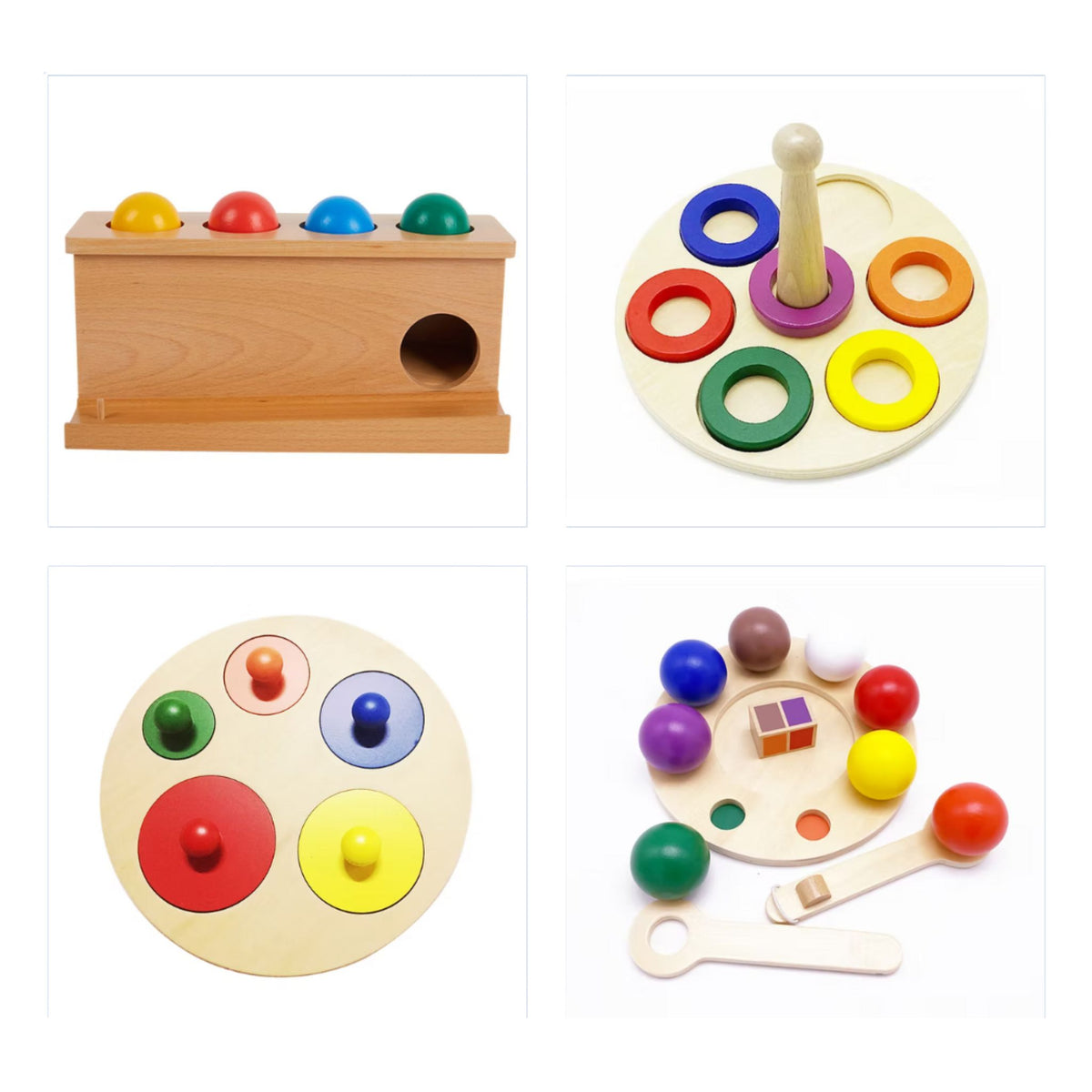 Rainbow Play & Learn: A Colorful Development Toy Set