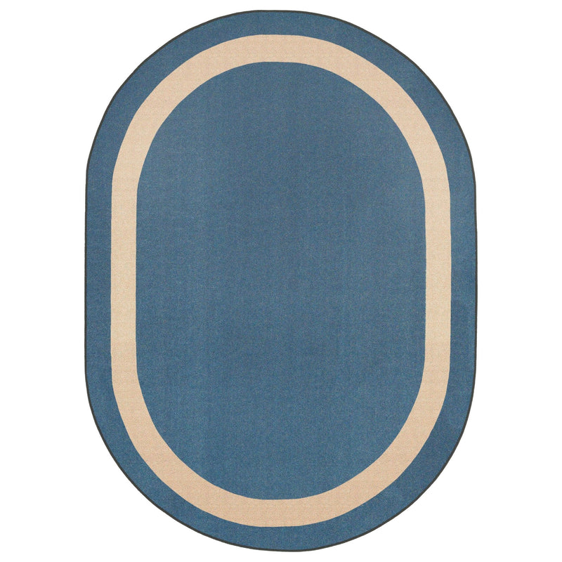 Rugs: Walking on the Line Ellipse Rug