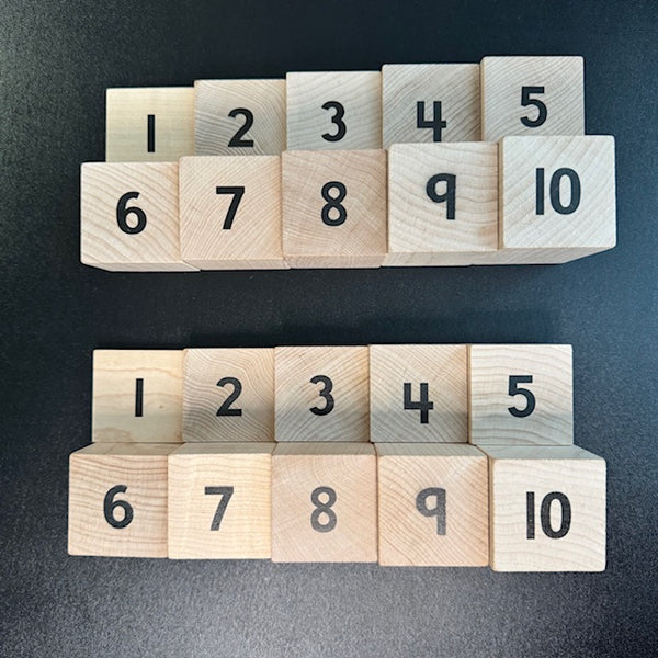 Simple Number Blocks Real Simple Number Blocks (set of 2) | Montessori-n-Such