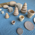 Small Medium Large All Wooden Set