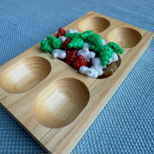 Christmas Sorting Kit with Wooden Container