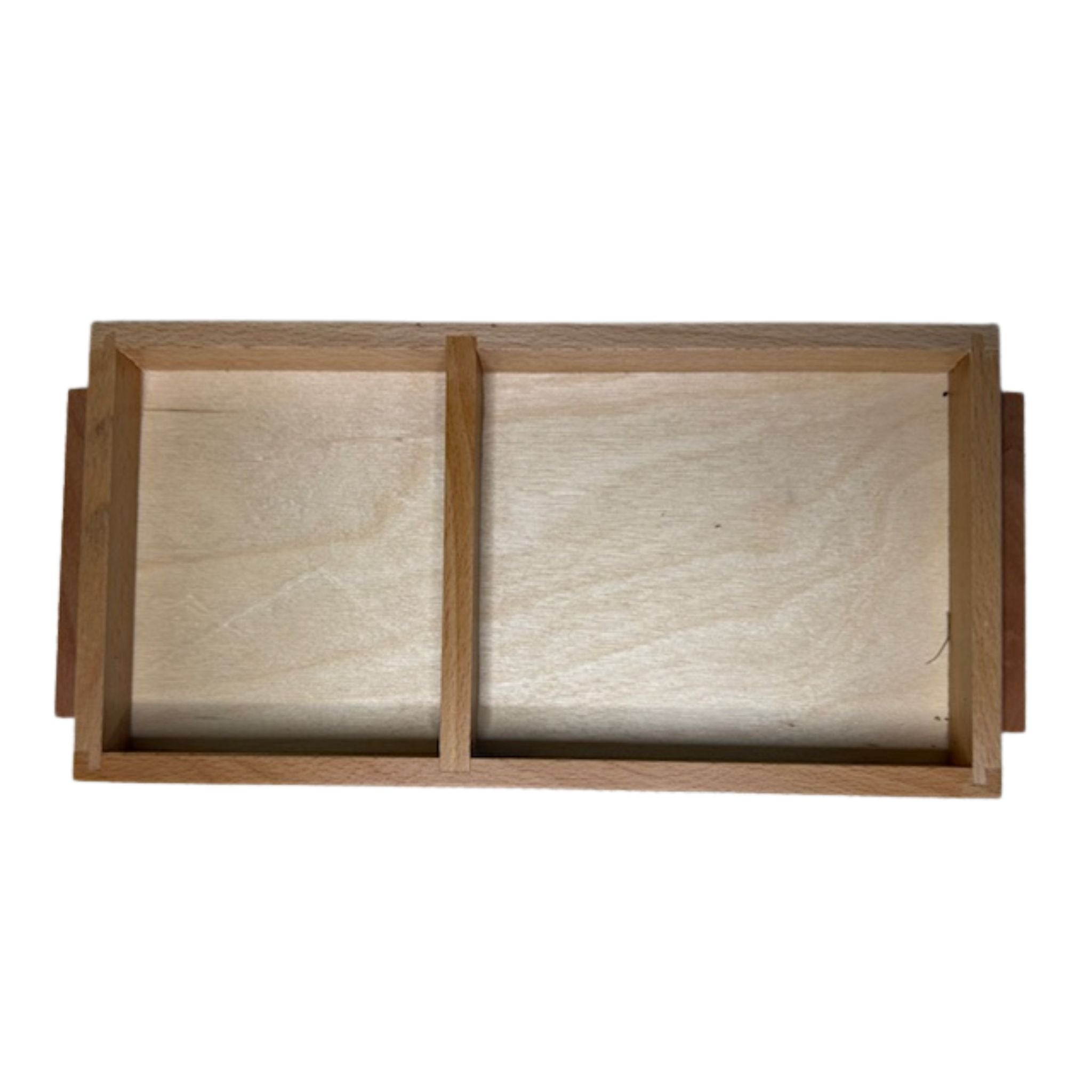 Wooden Two Part Tray