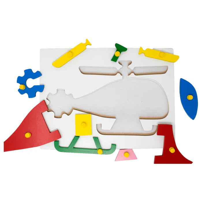 Transportation Inset Puzzles with Knobs