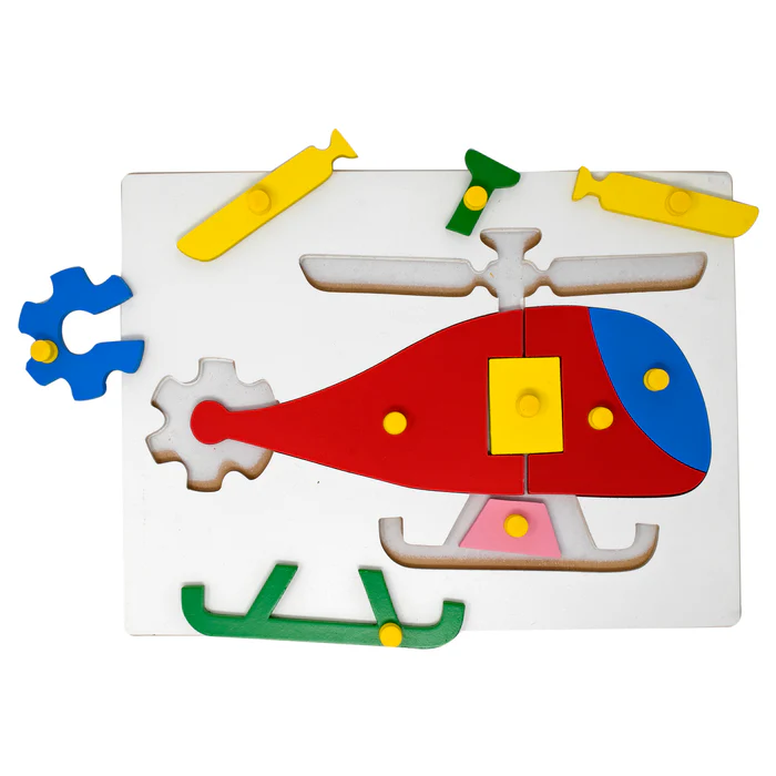 Transportation Inset Puzzles with Knobs