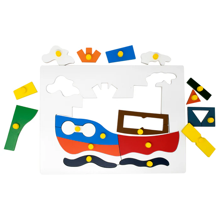 Transportation Inset Puzzles with Knobs