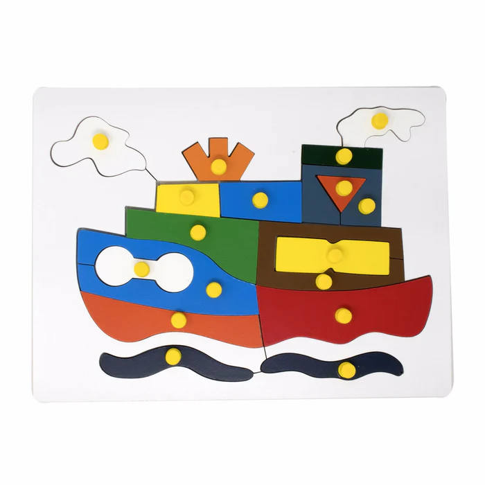 Transportation Inset Puzzles with Knobs