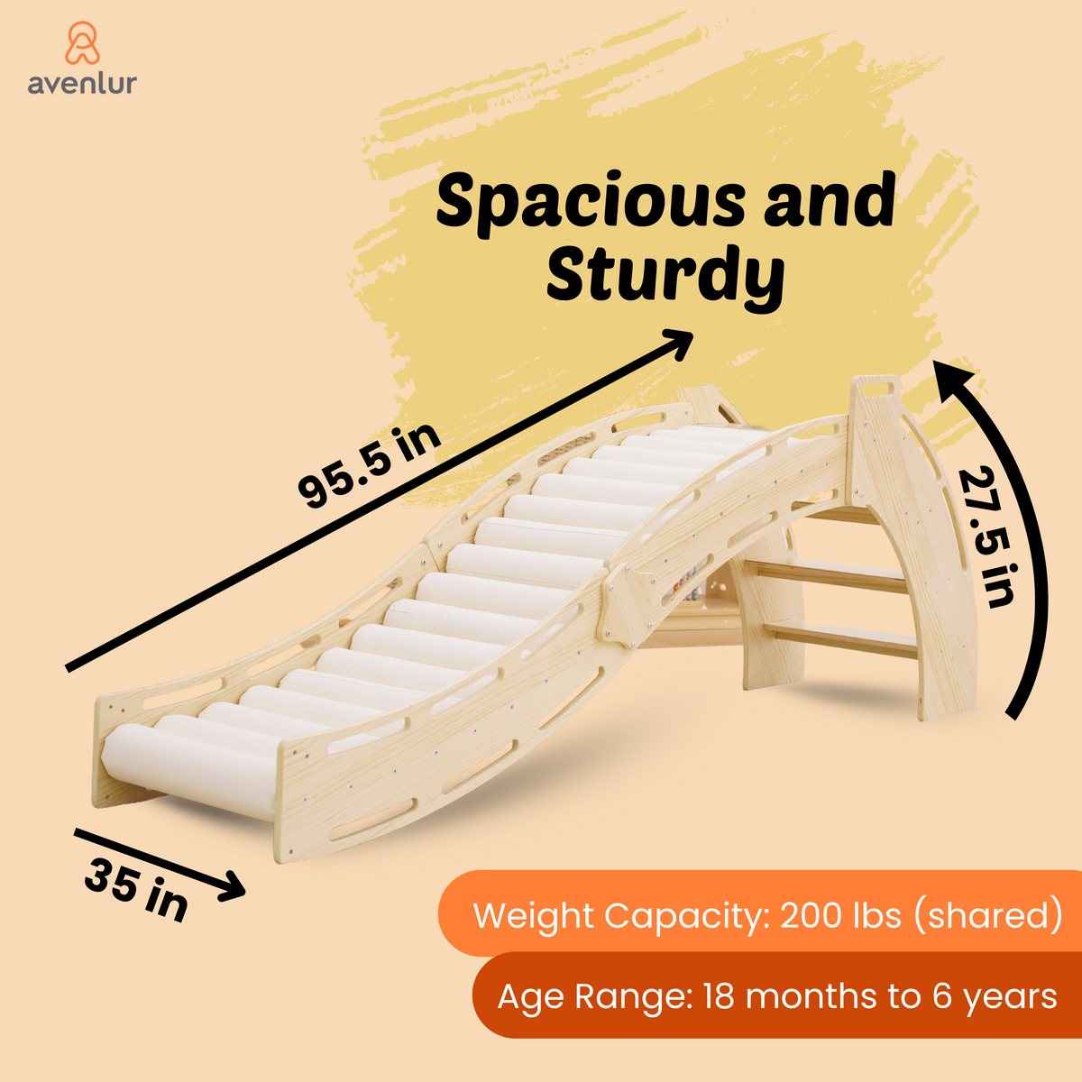 Furniture: Sensory Roller Slide & Rocker Combo