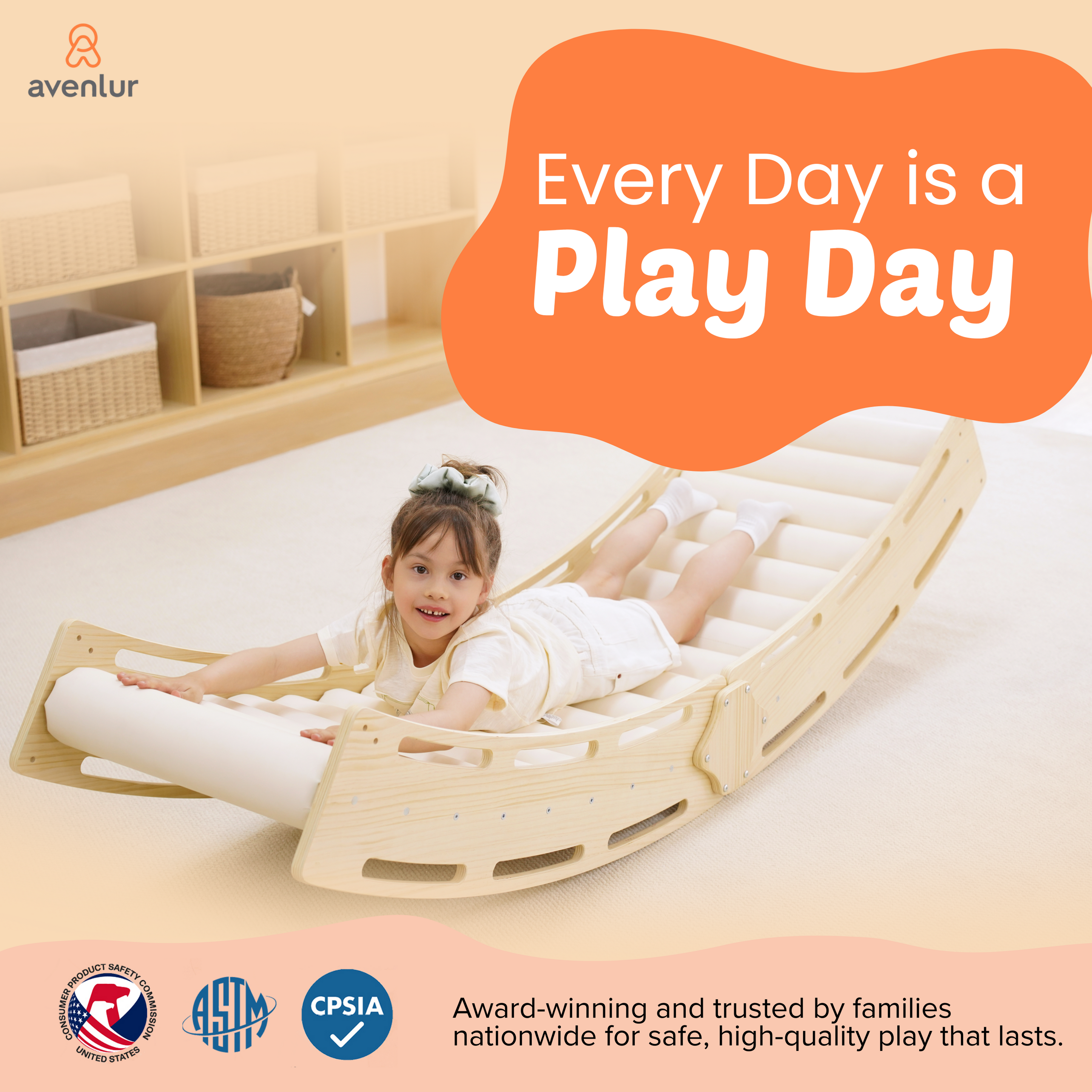 Furniture: Sensory Roller Slide & Rocker Combo