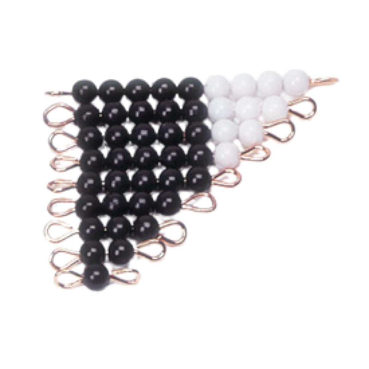 Bead Stairs: Black & White 1-9