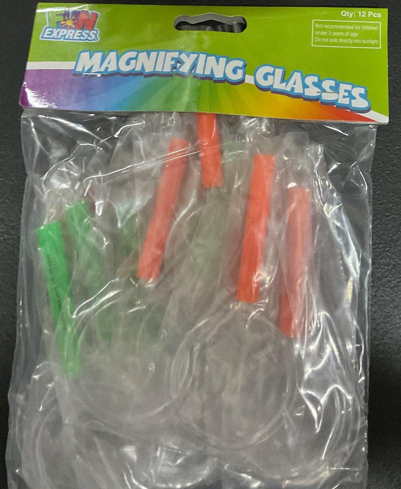Free Gift w/ $50+  Purchase: 12 pcs Magnifying Glass