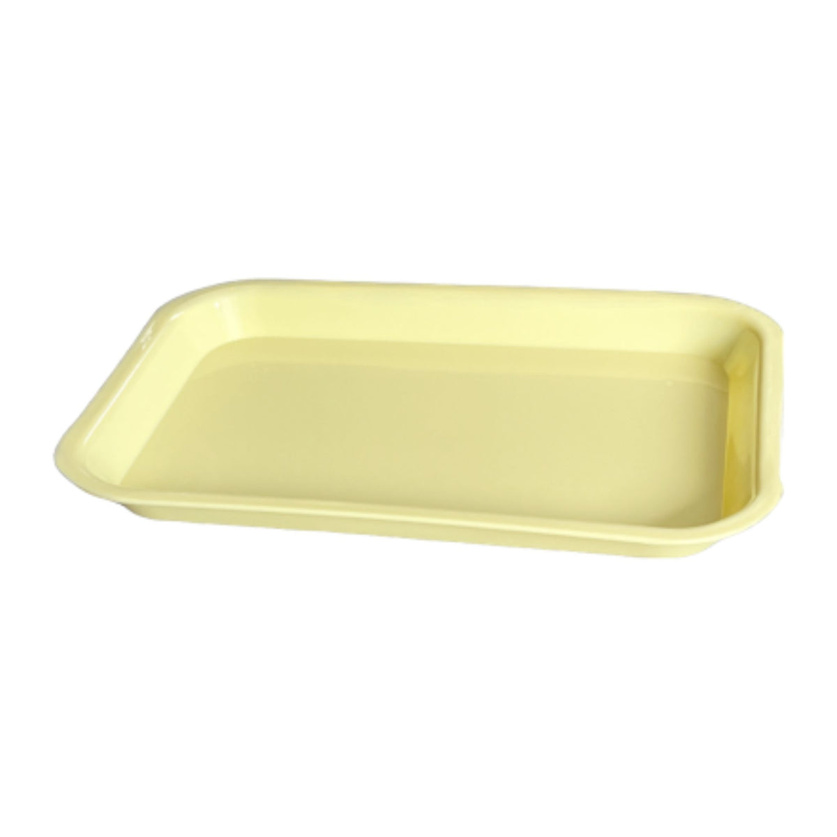 Tray: Medium Plastic Colored Rectangular