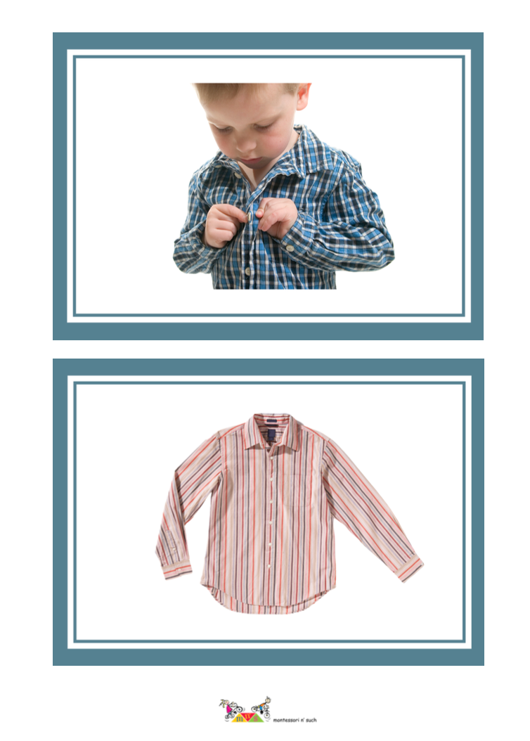 Morning Routine Matching Cards
