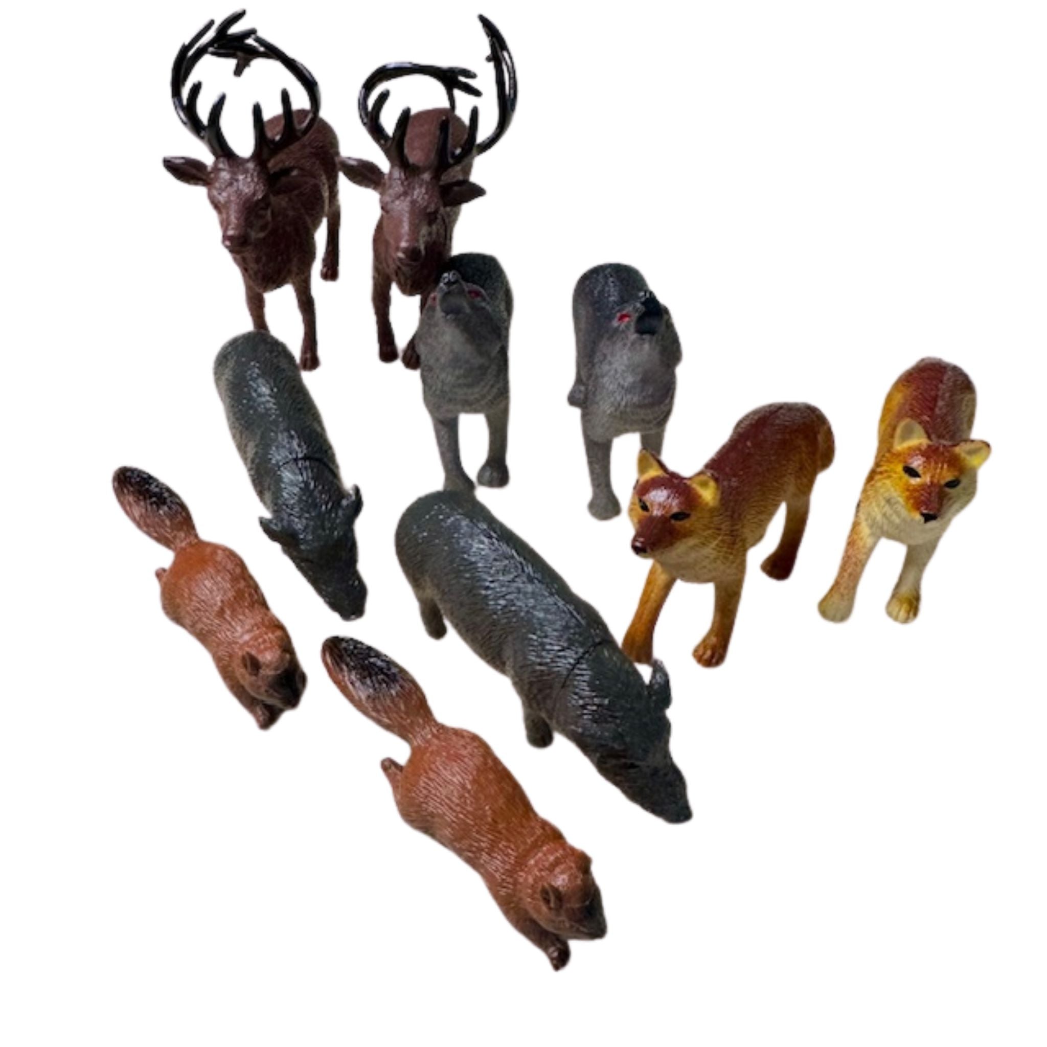 Woodland Animal Replicas Set/10
