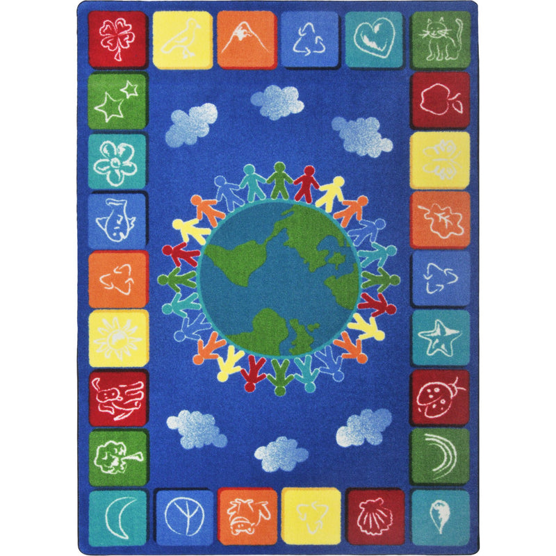 Rugs: One World _ Neutral and Primary Colored
