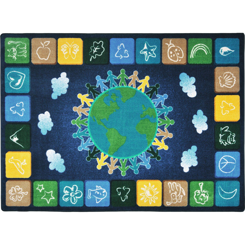 Rugs: One World _ Neutral and Primary Colored