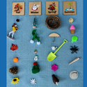 4 Seasons Object Sorting with Wooden Labels