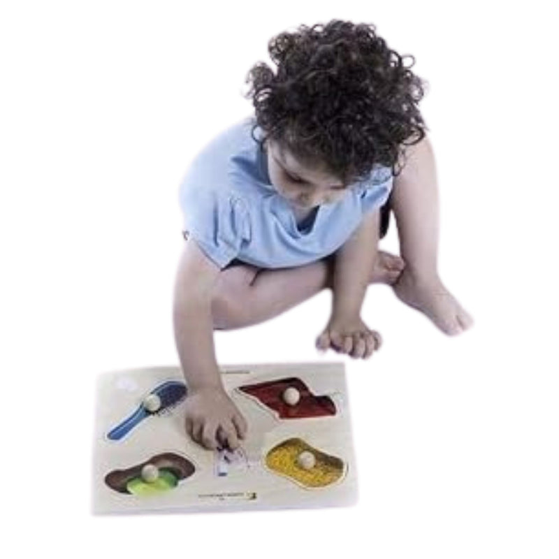 Toddler Puzzle: Everyday Items Real Life Photos - Bath