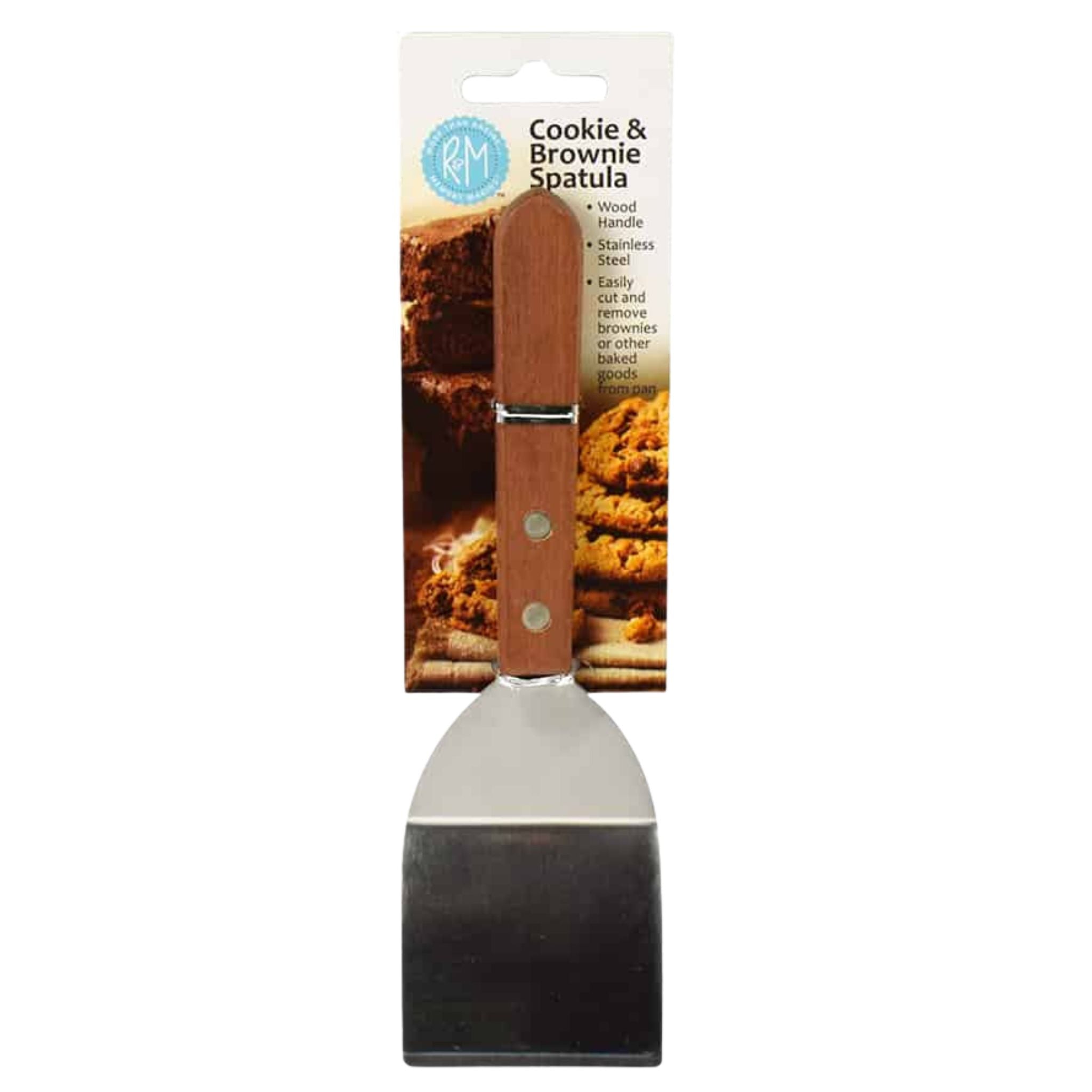 Metal Lift & Serve Spatula w/ Wood Handle