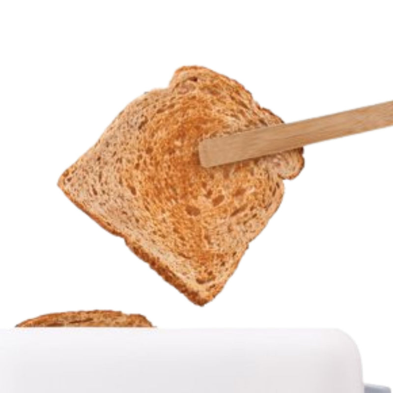 Tongs: Sturdy Wooden Toast Tongs