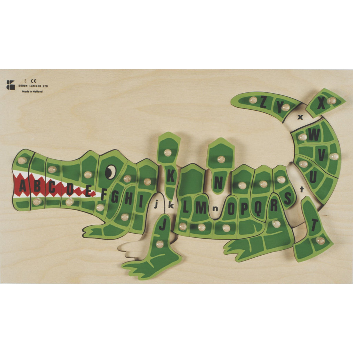 ABCs Alligator Puzzle Board