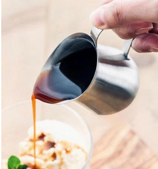 Basic Pouring Kit 1: (2 Non-Breakable Creamers (Stainless Steel)