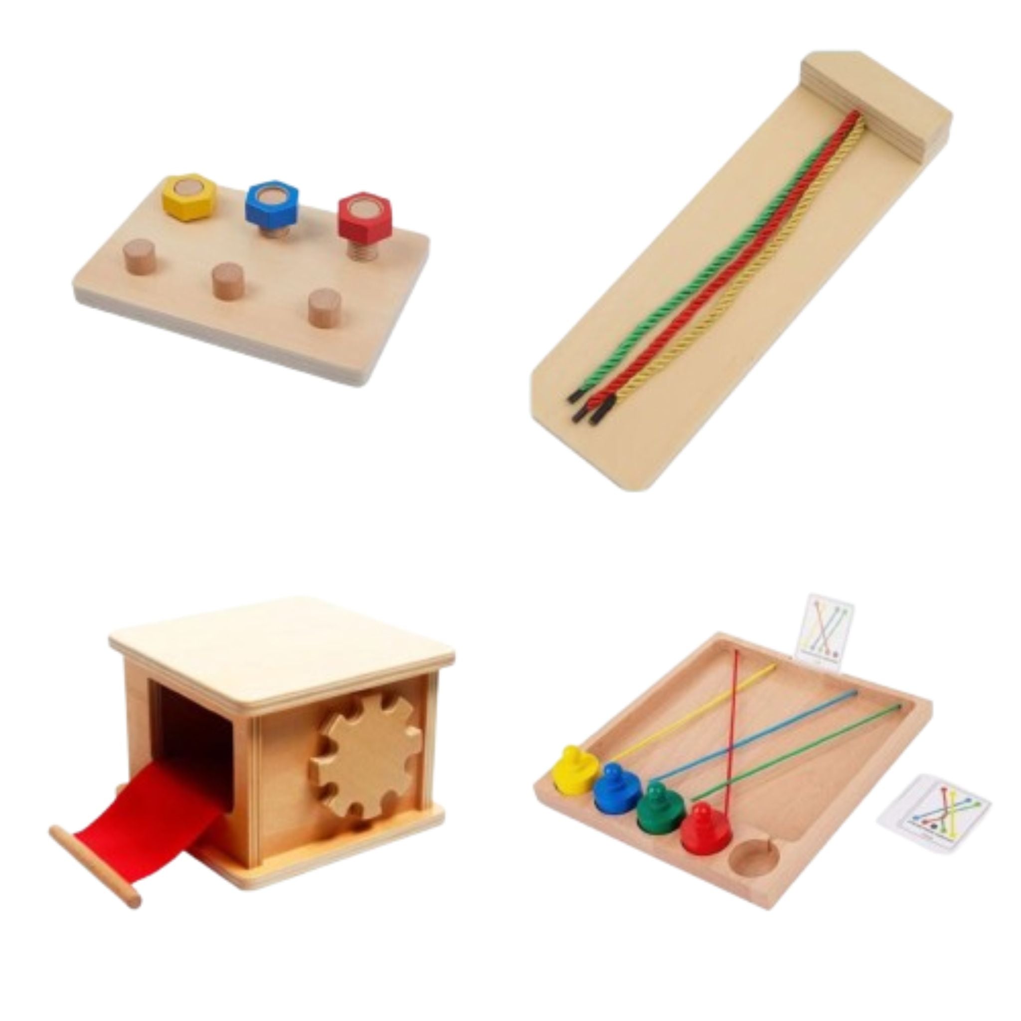 Twist, Turn, and Sort: A Motor Skills Activity Board Collection