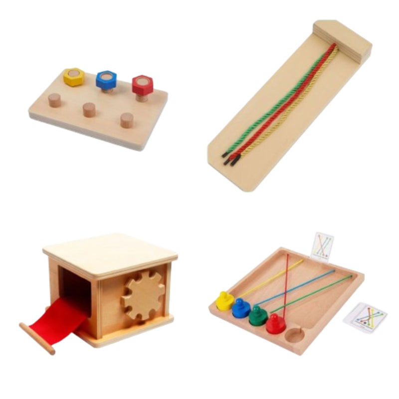 Twist, Turn, and Sort: A Motor Skills Activity Board Collection