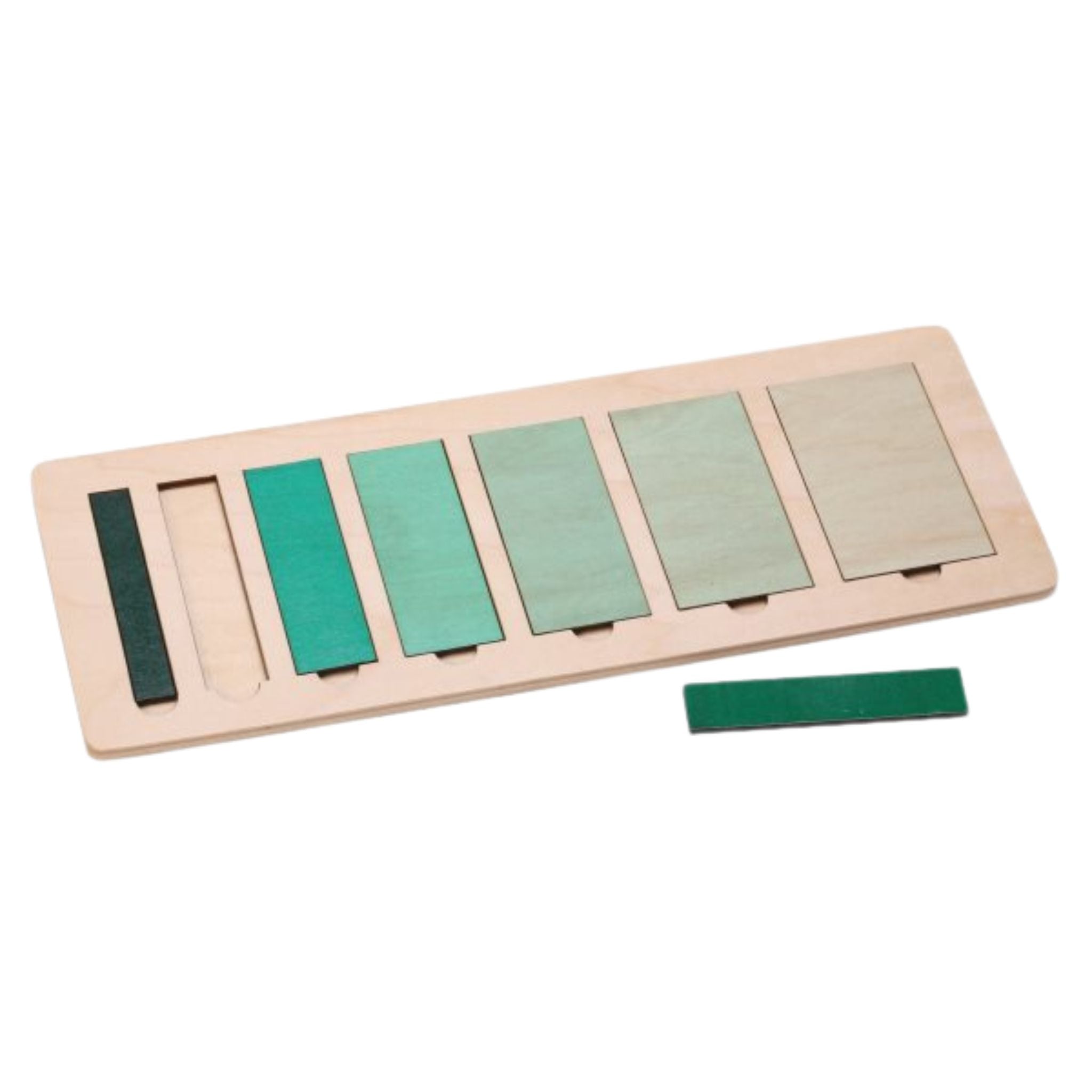 Arranging Narrow to Wide Wood Puzzle