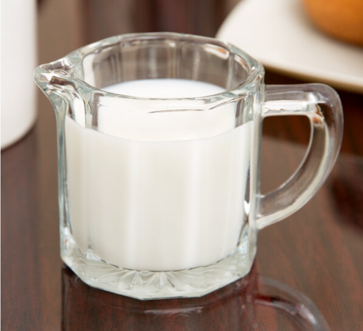 Clear Glass Creamer, 2-1/2oz. Item# P1778