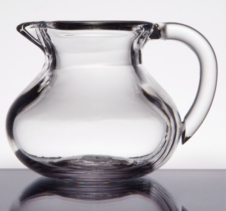 Creamer: Charming Look-A-Like "Glass" (Non Glass), 3oz.