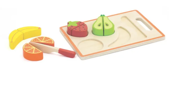 Cutting Set Fruit Puzzle Tray & Cutting Board